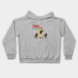 All the single ladies! Kids Hoodie